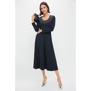Tuckernuck SEA New York Black Caryl Beaded Dress NWT Large